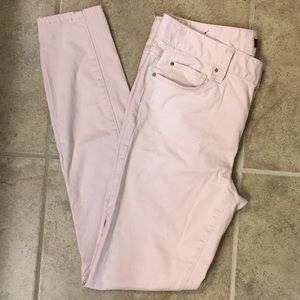Ann Taylor Skinny Pale Pink Pant
